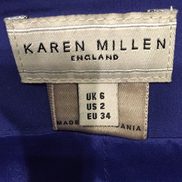 Karen Millen Blue Skirt - Picture 4 of 4